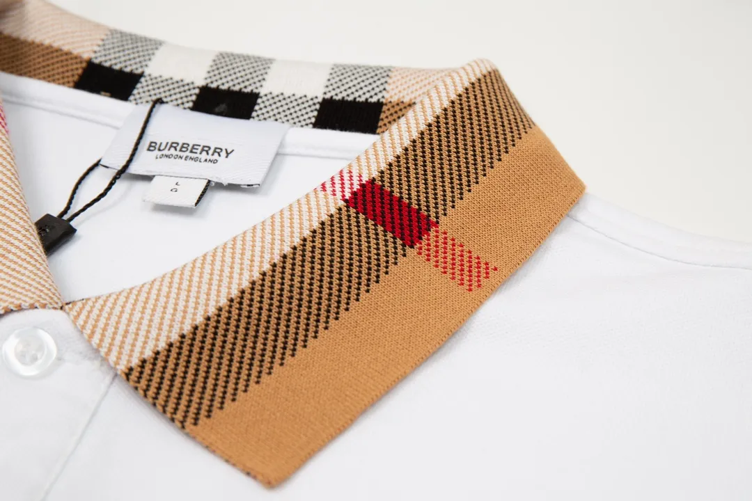 Burberry/ New Arrival Polo ！ ， polo ，Classic ， Versatile ， ， ！， ， Breathable， ， ， ， ， Premium ！M-3XL :White